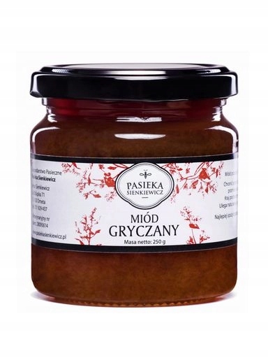 Levně 3X Pasieka Sienkiewicz Pohankový med 210 ml