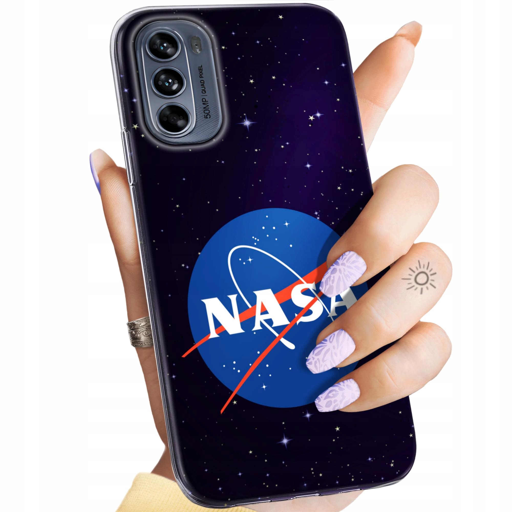 Etui Do Motorola Moto G62 5G Nasa Kosmos Astronomia Gwiazdy Obudowa