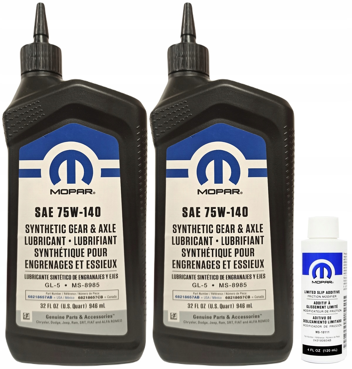 

Olej Mopar 75W140 2 X 0,946L Lsd