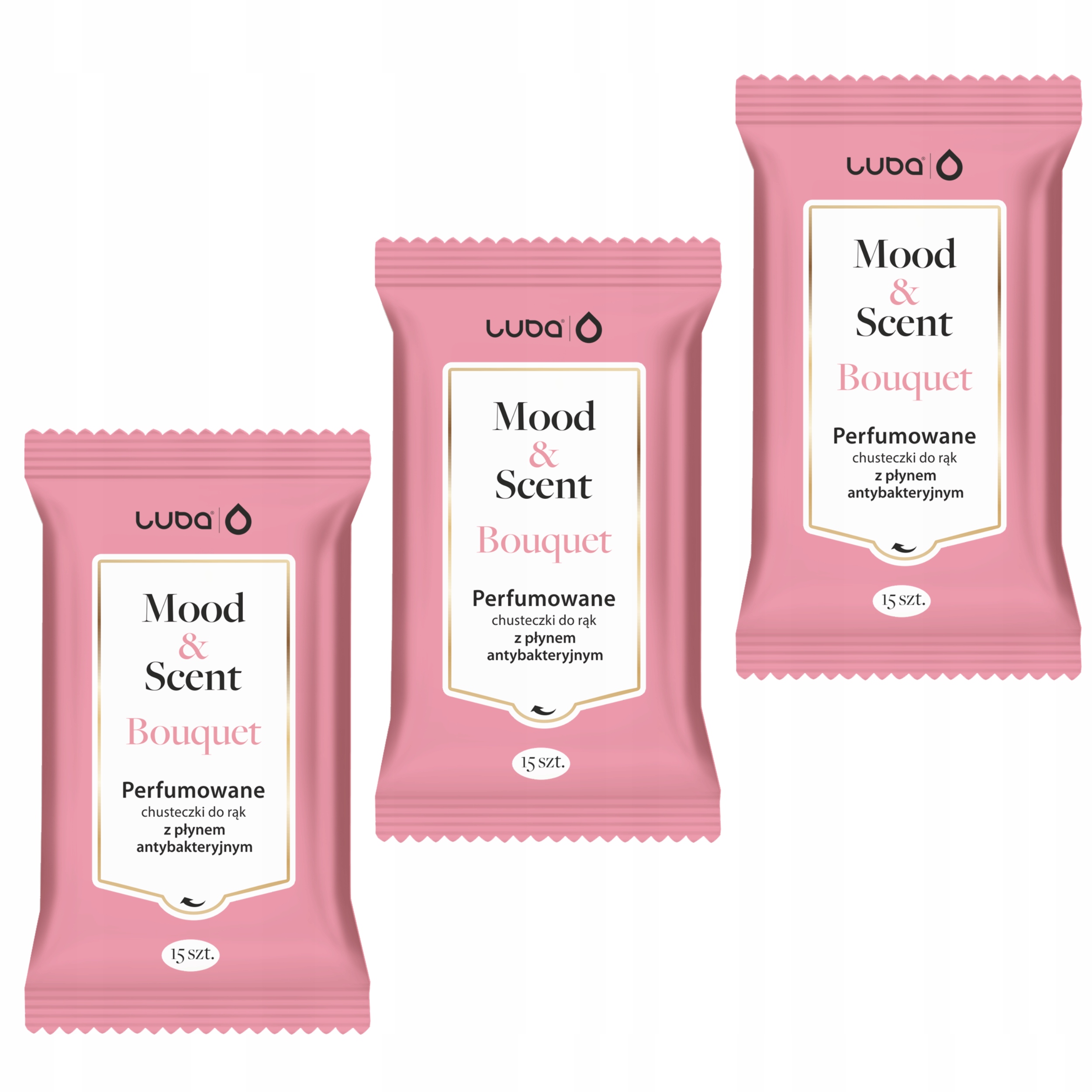 

Mood&scent chusteczki z płynem antybakteryjnym