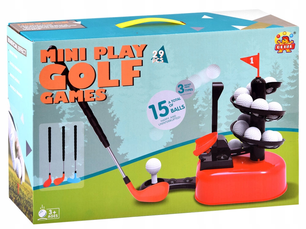 Mini golf zestaw do gry dla dzieci SP0686 Głębokość produktu 18.5 cm
