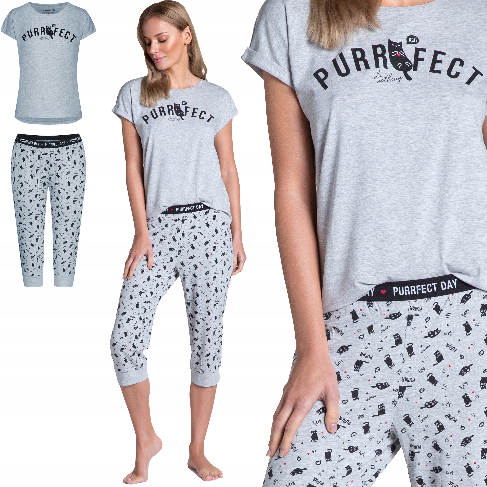 

Henderson Ladies piżama damska 38903 kr 3/4 Timber