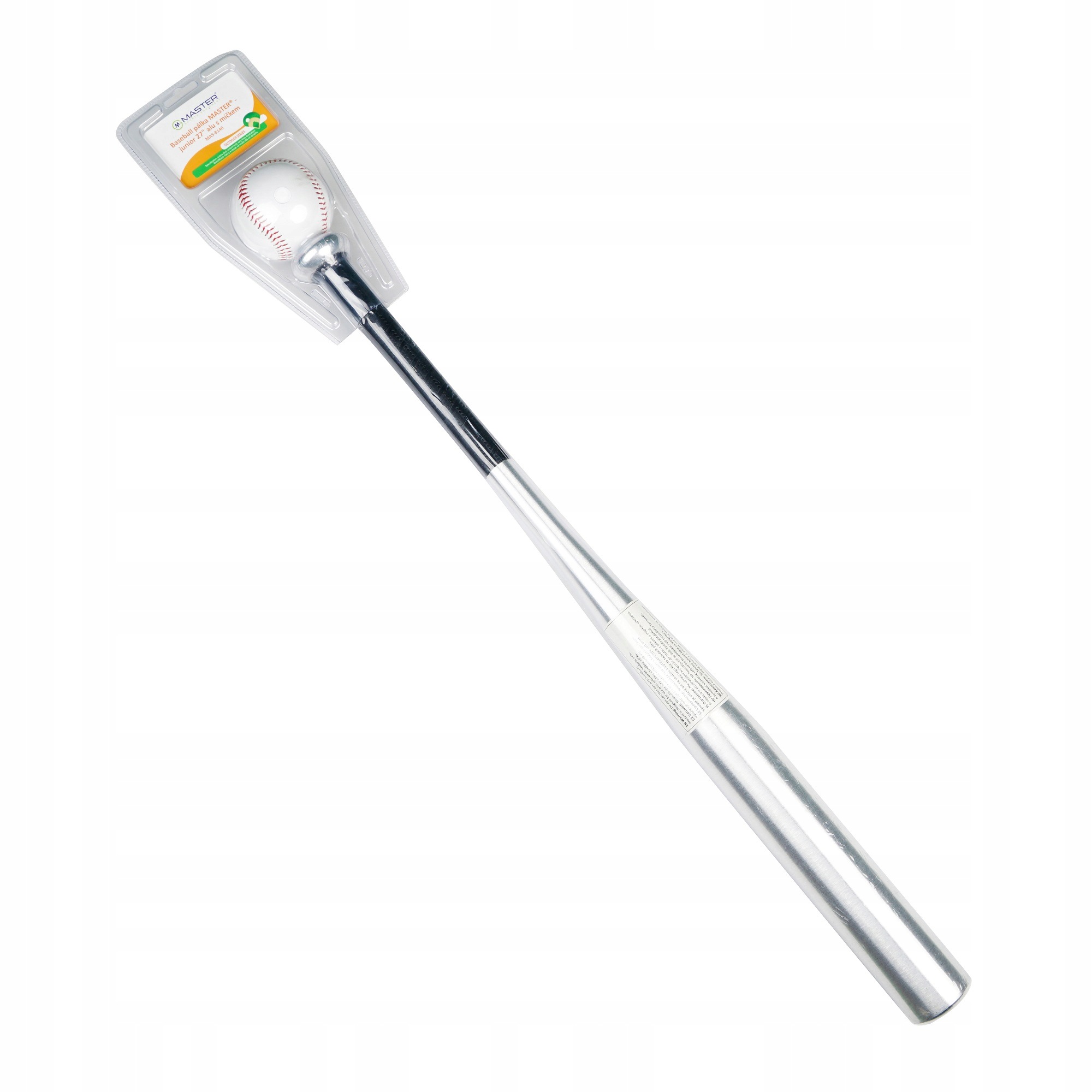 Baseballová Pálka Hliníková 27" 68,5 CM S Míčem Juniorský Set Pro Děti
