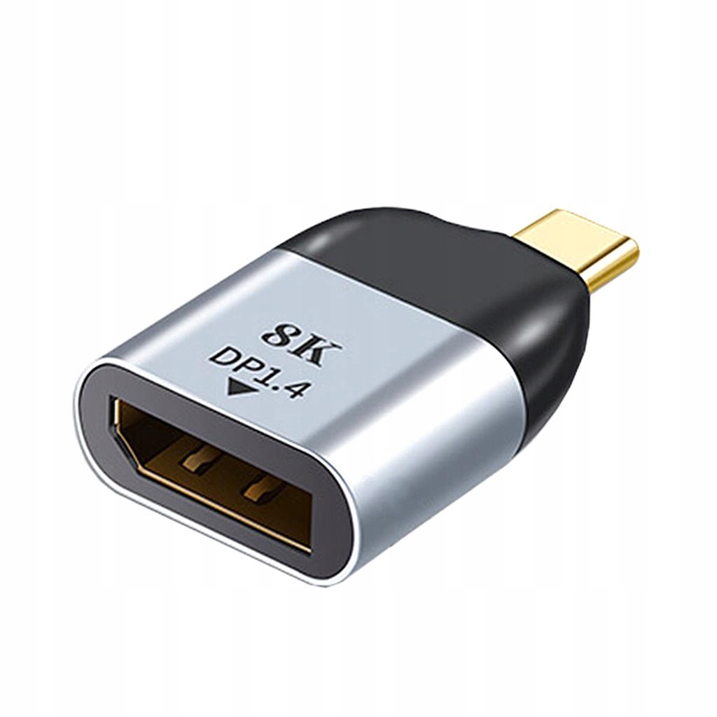 Typ C USB C na DisplayPort żeński adapter 8K