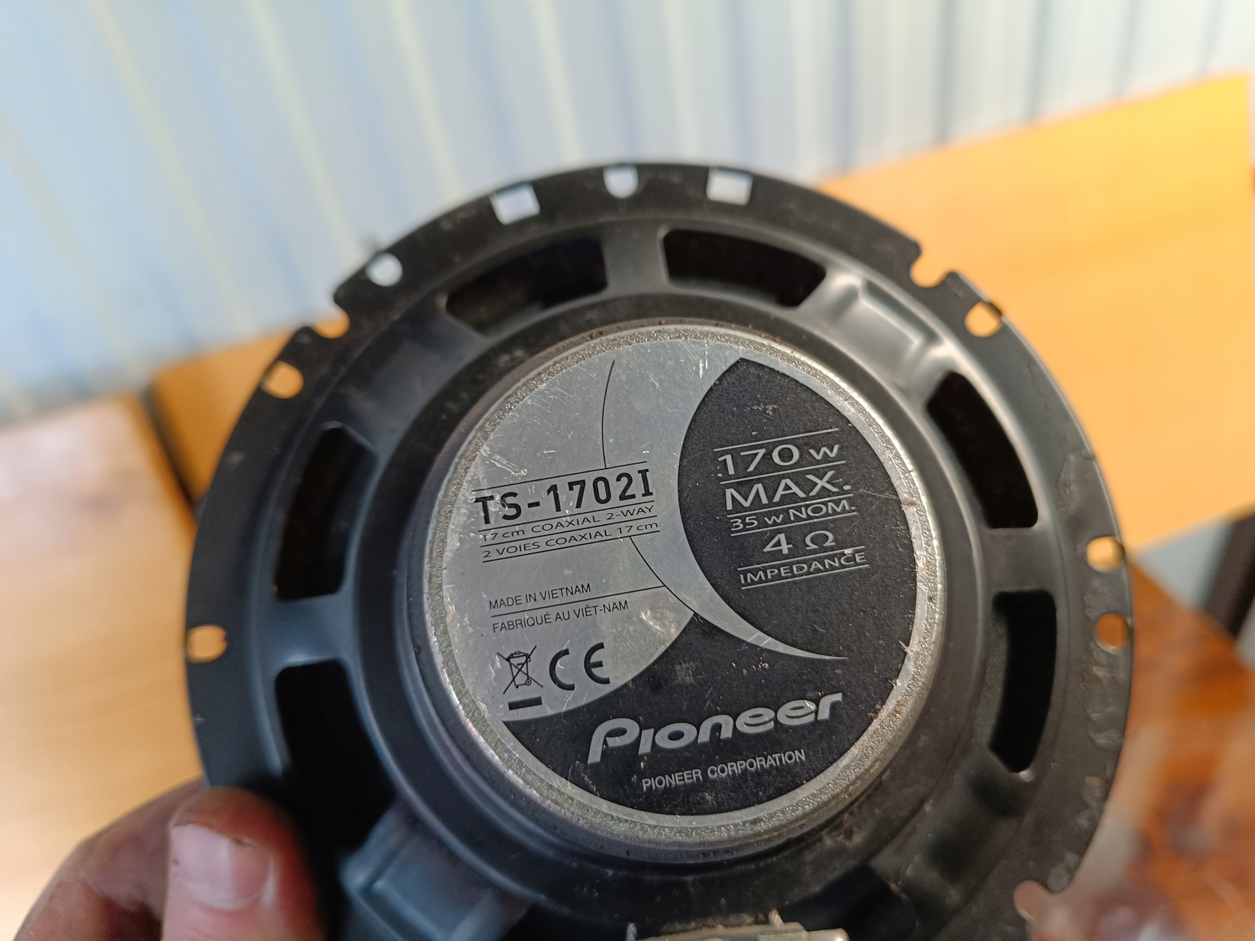 reprák do auta pioneer TS-17021