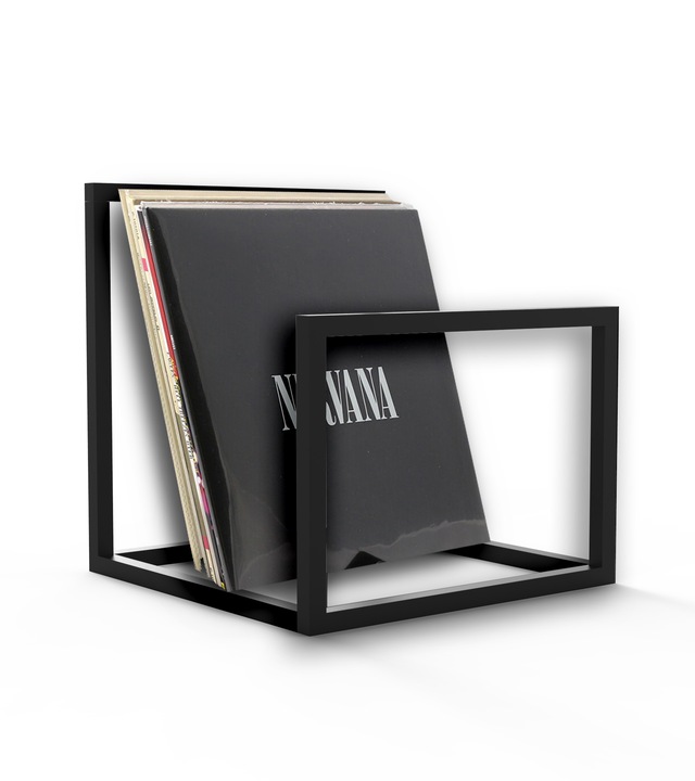 stojak metalowy regał na płyty winylowe Model1