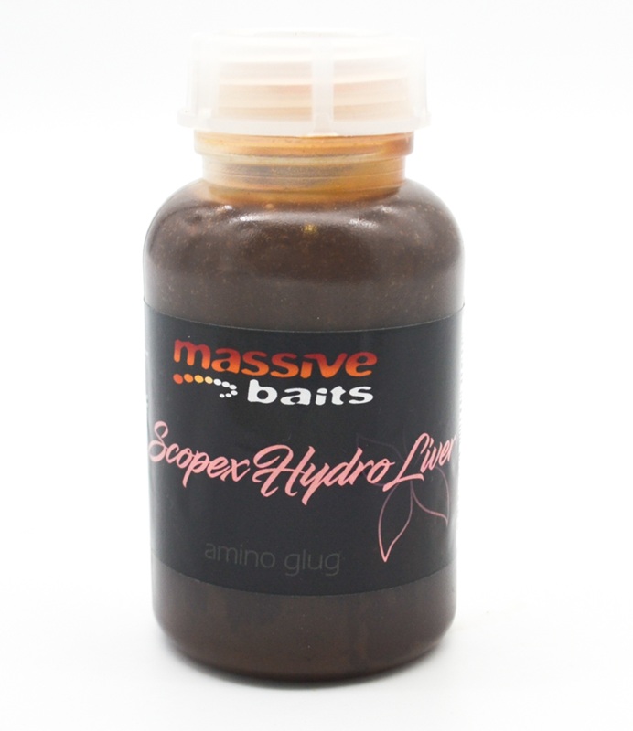 Massive Baits Amino Glug Scopex Hydro Liver 250ml dip zalewa