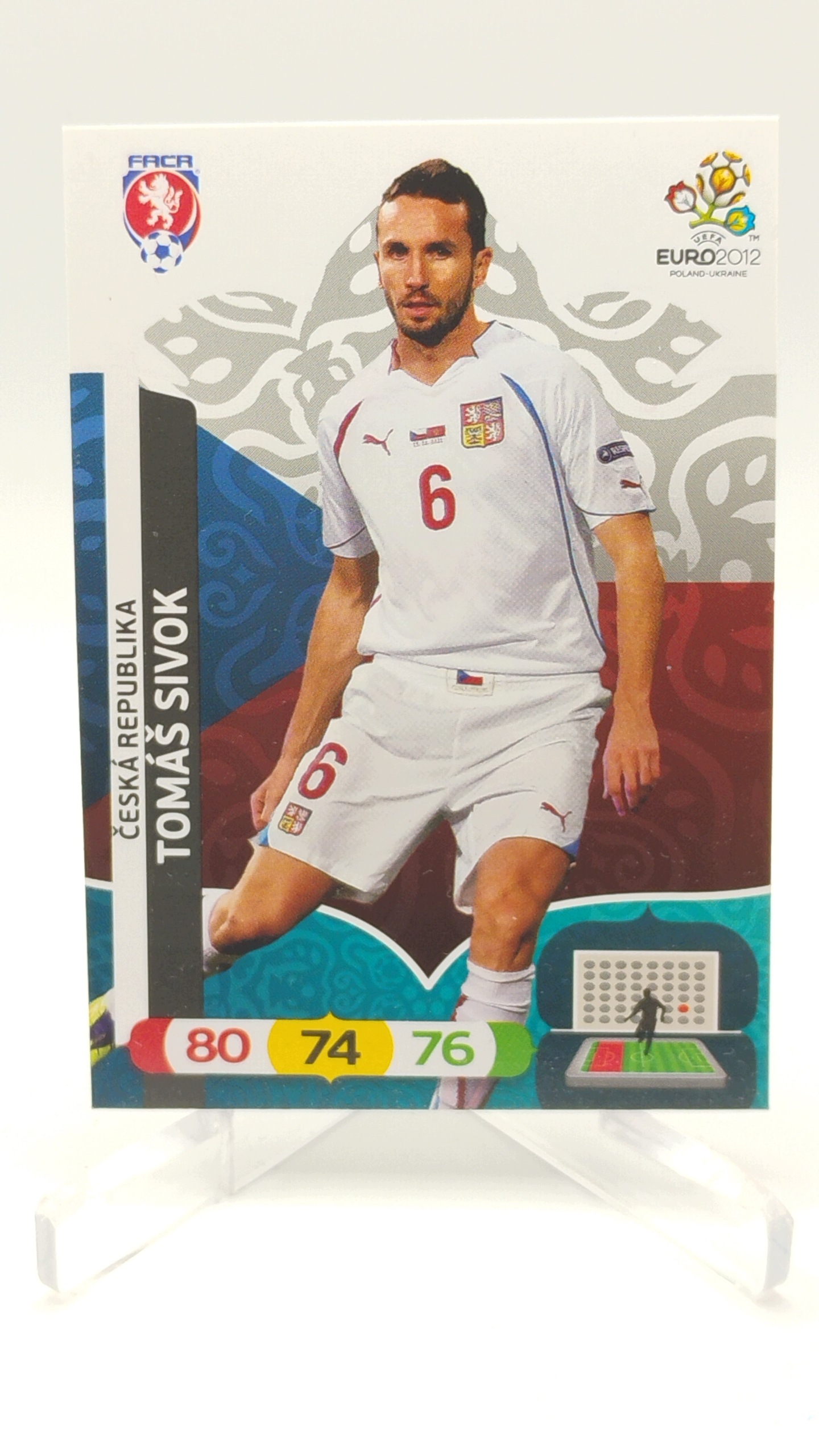 Panini Euro 2012 Base Card 5 Tomas Sivok Ceska Republika