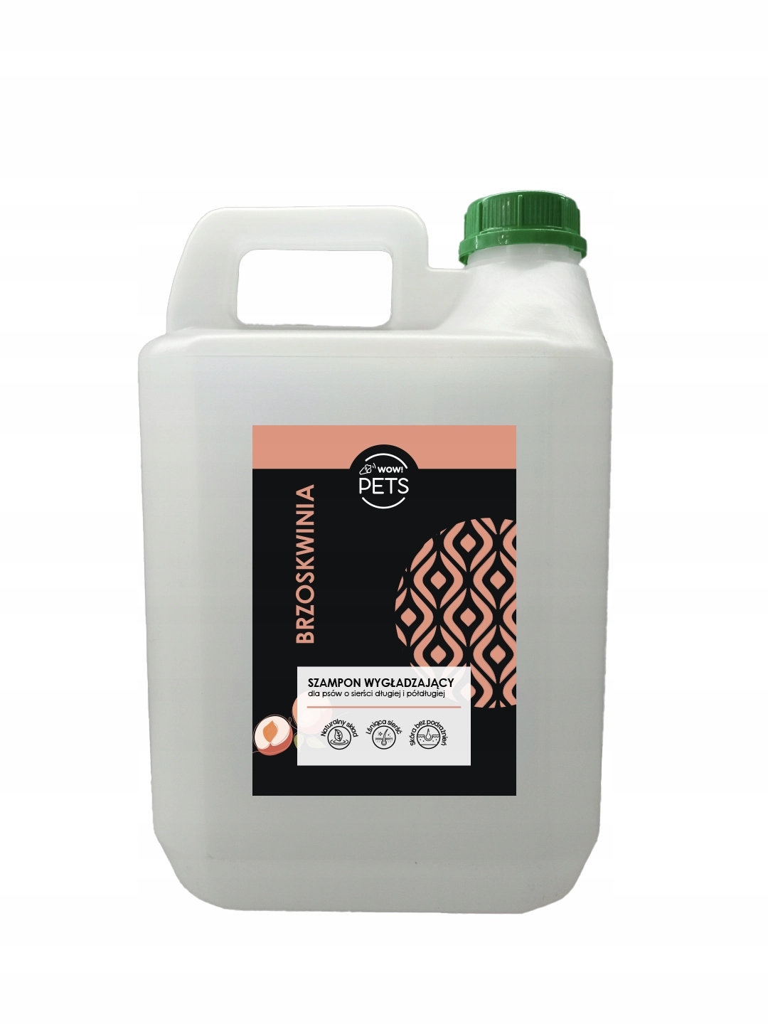 Šampon pro psa Groomer profesionální Broskev 5000 ml hydratuje Wowpets