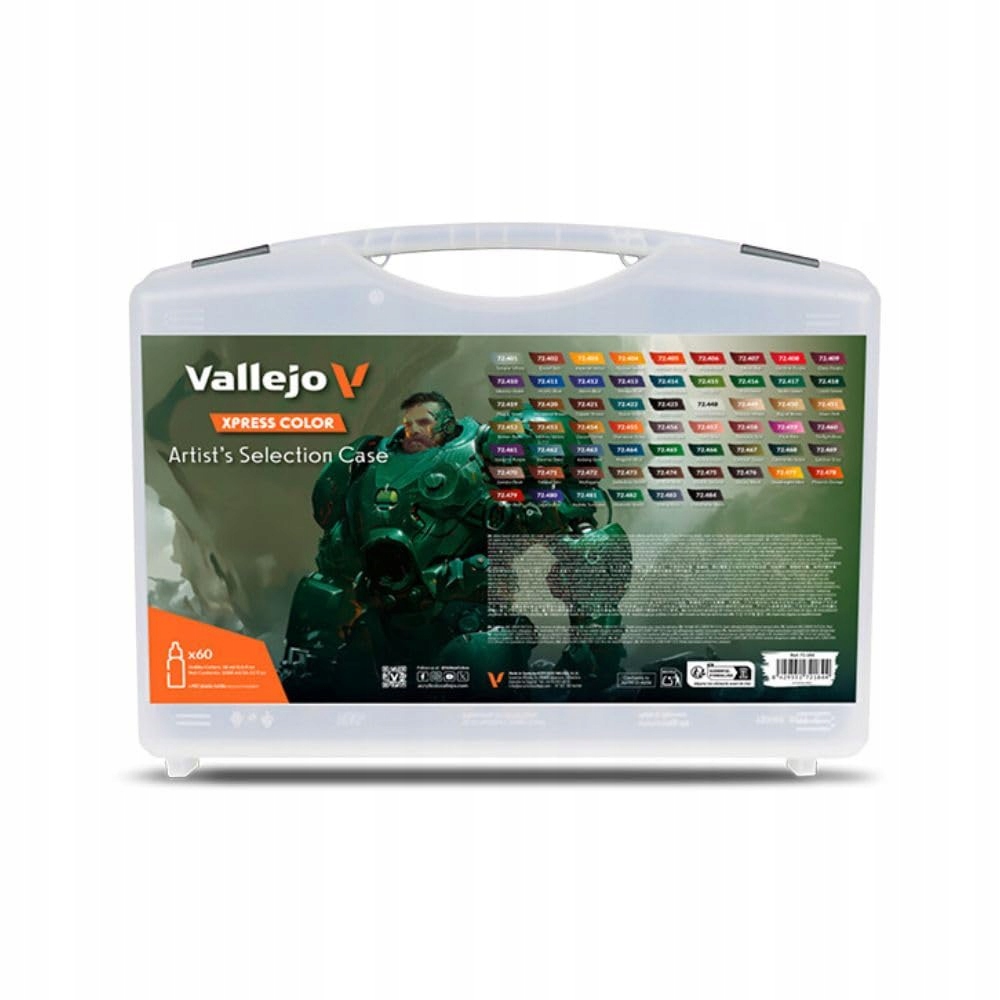 AV Vallejo Xpress Color Set - Artist's Selection Case