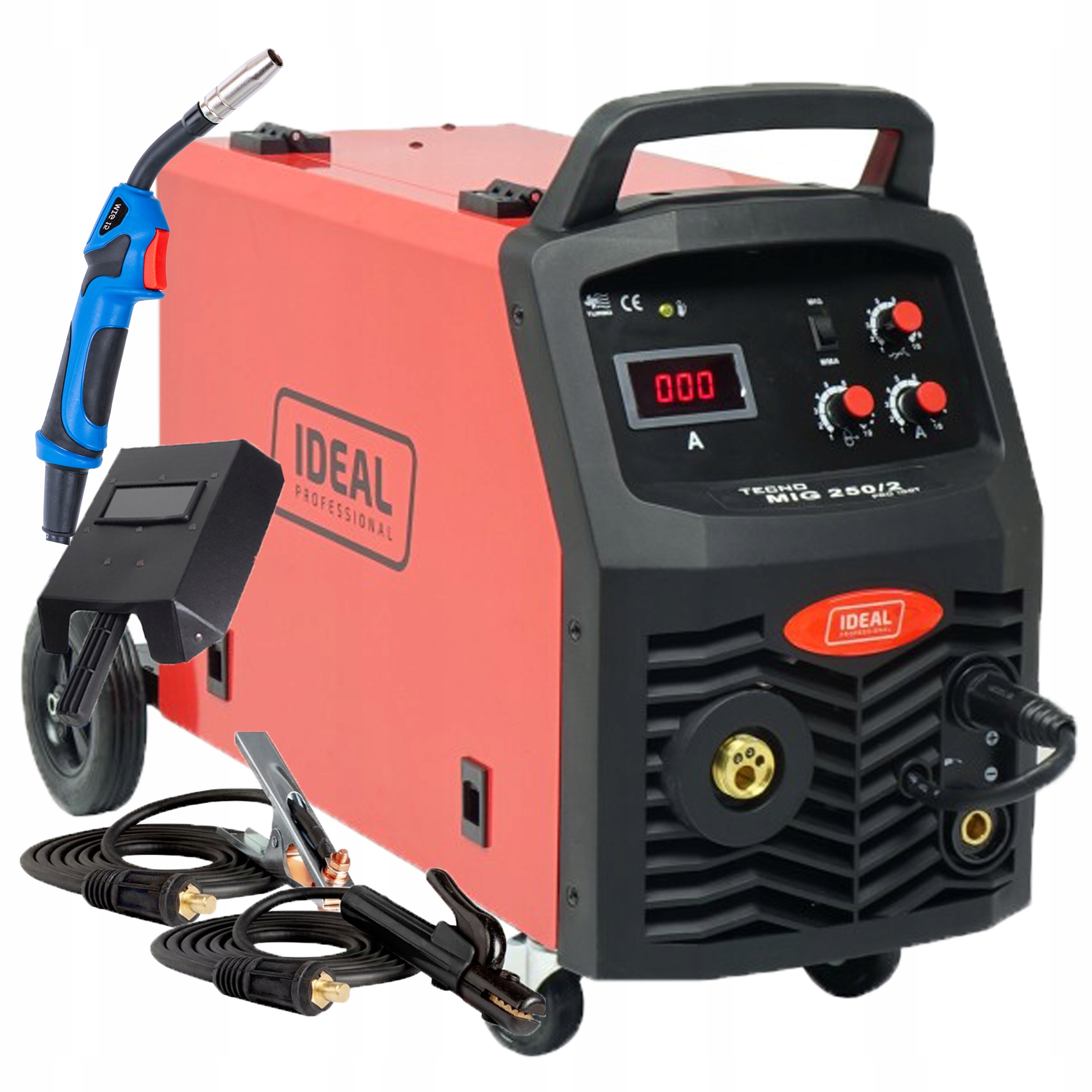 Spawarka Mig Mag Migomat Ideal 250A 230v/400v Tig Lift 3W1 Tecno Mig 250/2