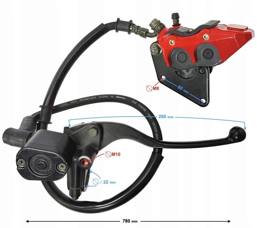 Kompletní Přední Brzdová Sada Pro Moped F Martinelli