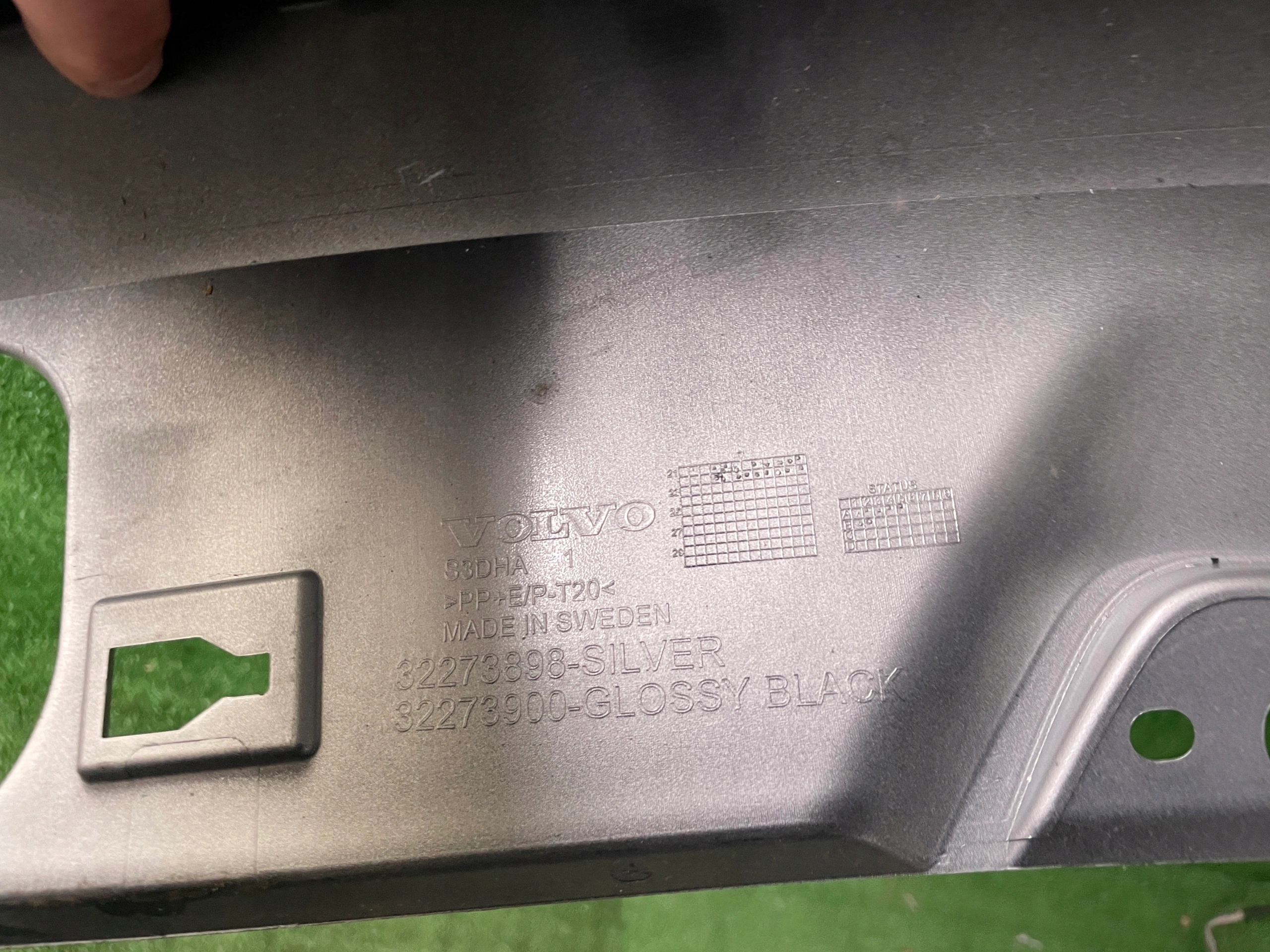 VOLVO XC40 DIFFUSORE SPOILER ACCESSORI PARAURTI POSTERIORE 32273898