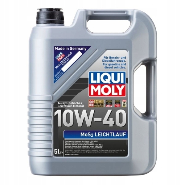 Olej LIQUI MOLY 10W40 5l MOS2 LEICHTLAUF SUPE