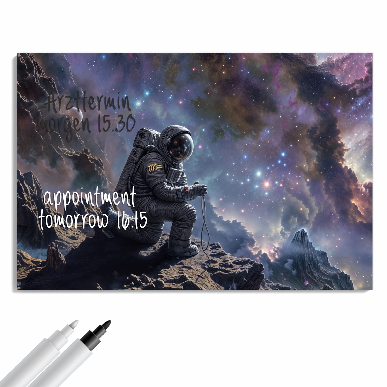 Magnetická tabule Astronauta Vesmír 90 × 60 cm