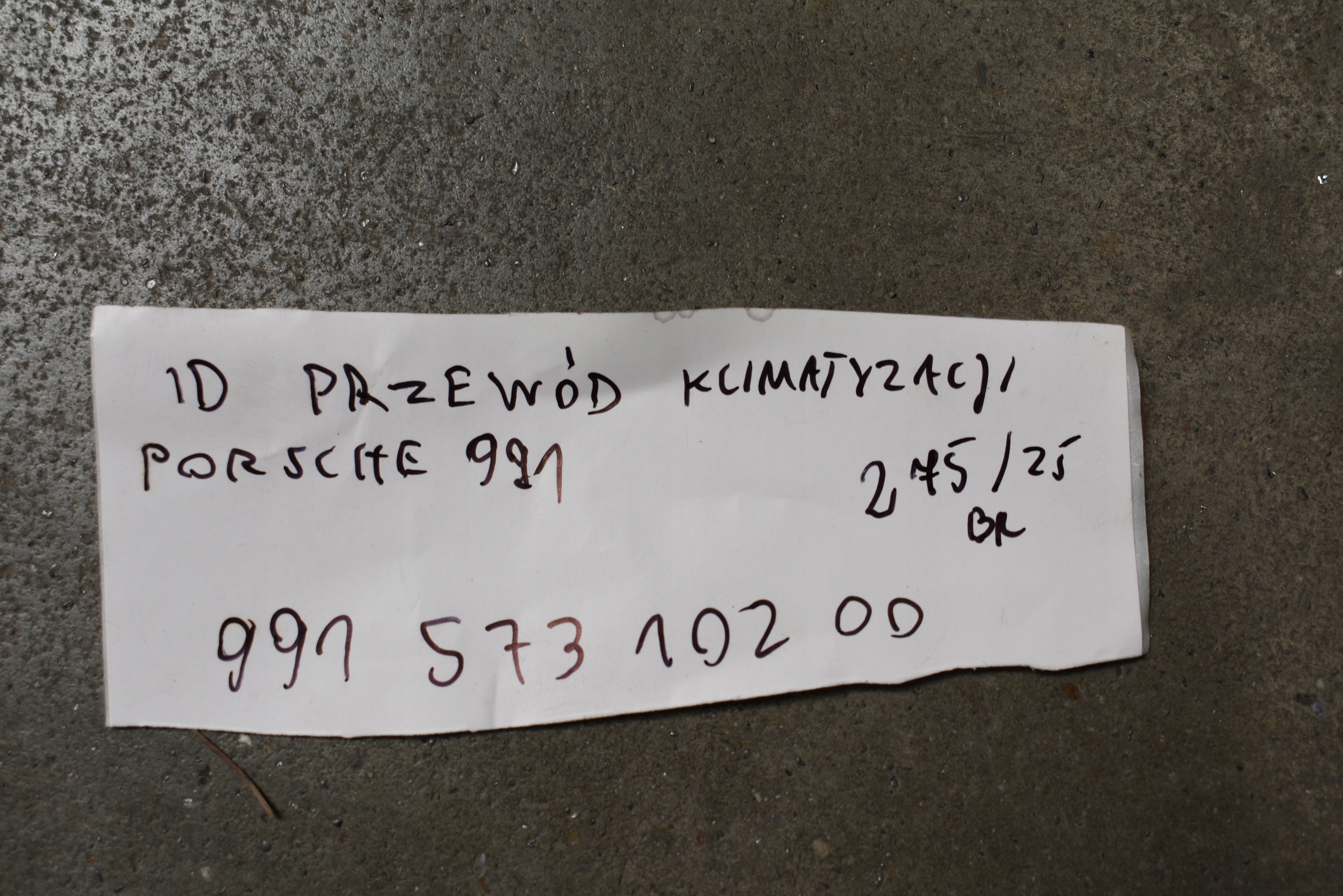 IDEALNY prijenos klimatizacije PORSCHE 991 1