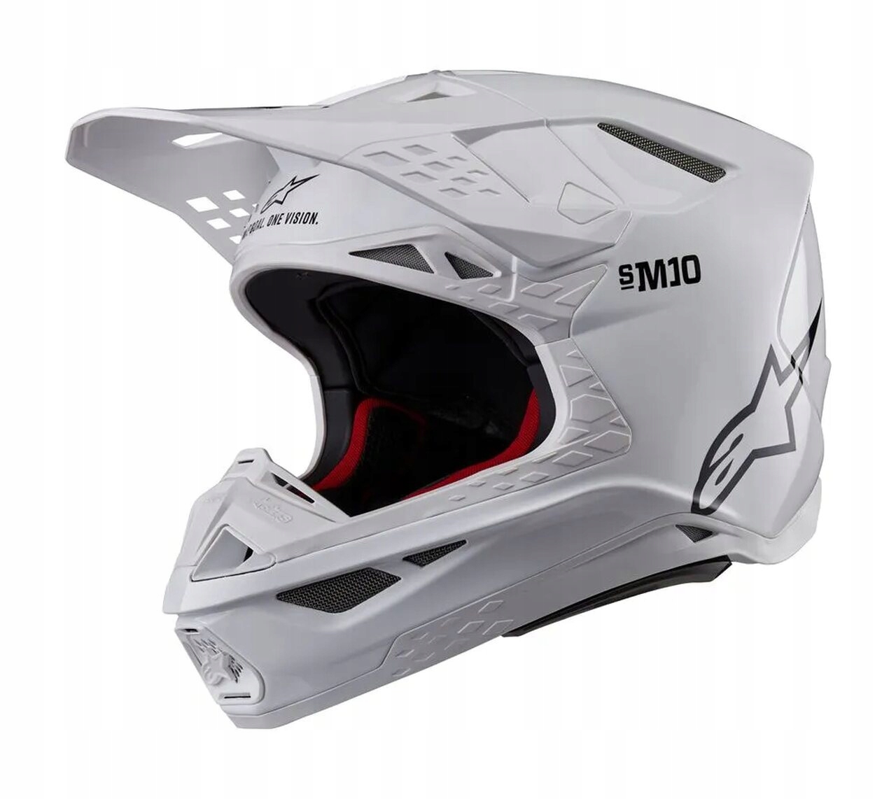 Prilba Alpinestars SM10 Supertech M10 Solid white M