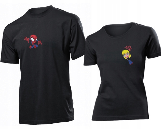 

Koszulki dla par Spider Love Komplet XXL