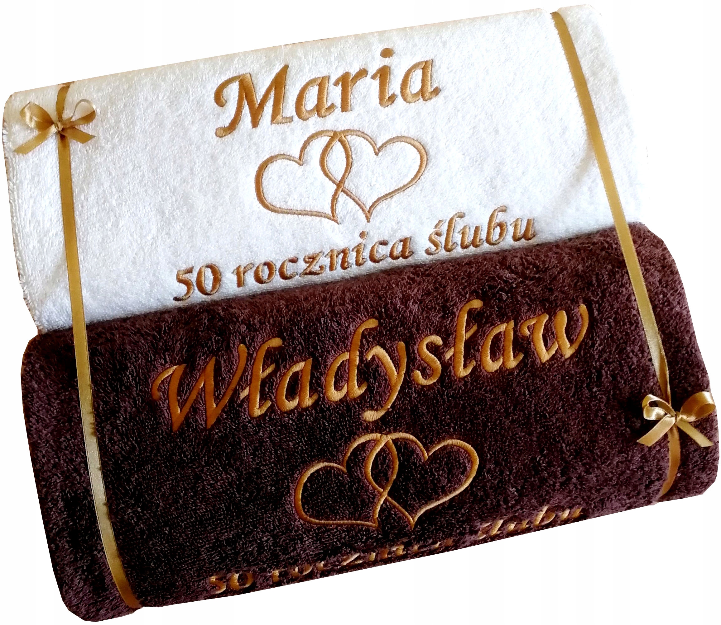 Dárek k Výročí Svatby 20,25,30,35,40,45,50 let, hody, Ručníky s nápis