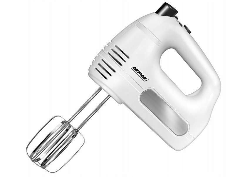 Robustní ruční mixér Mpm Kuchyňský robot 300 W Chromovaná míchadla