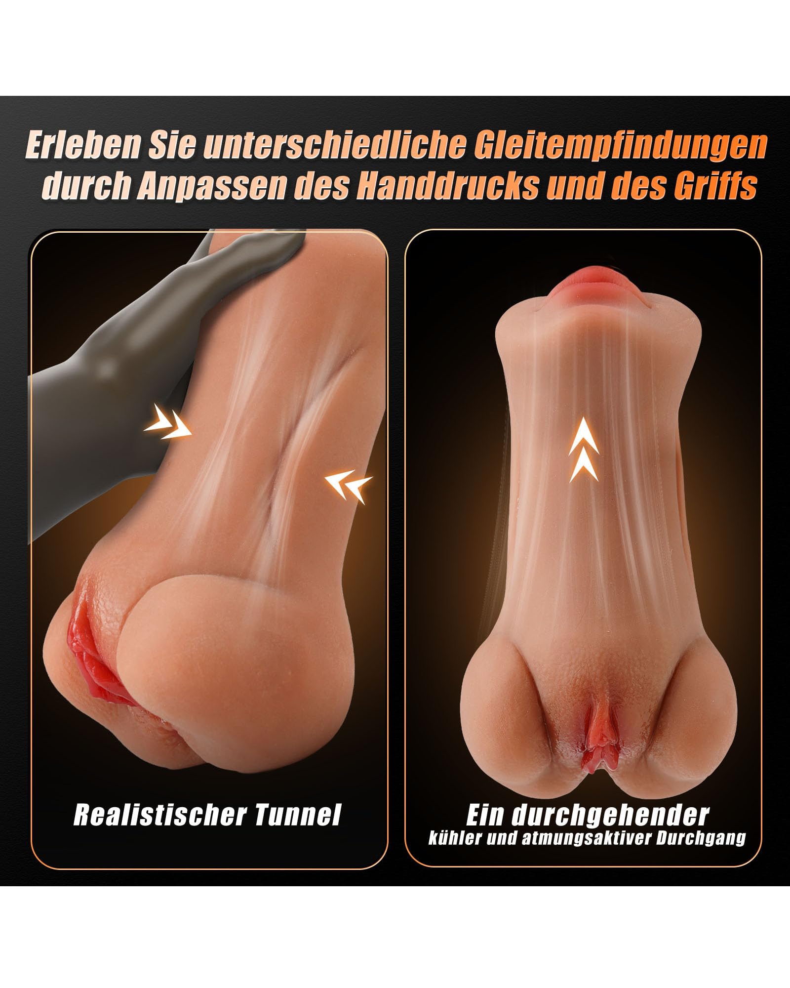VIJISA Masturbator Dla Mężczyzn Realistyczny 3w1 Zestaw Zabawka 650g — miniatura 4