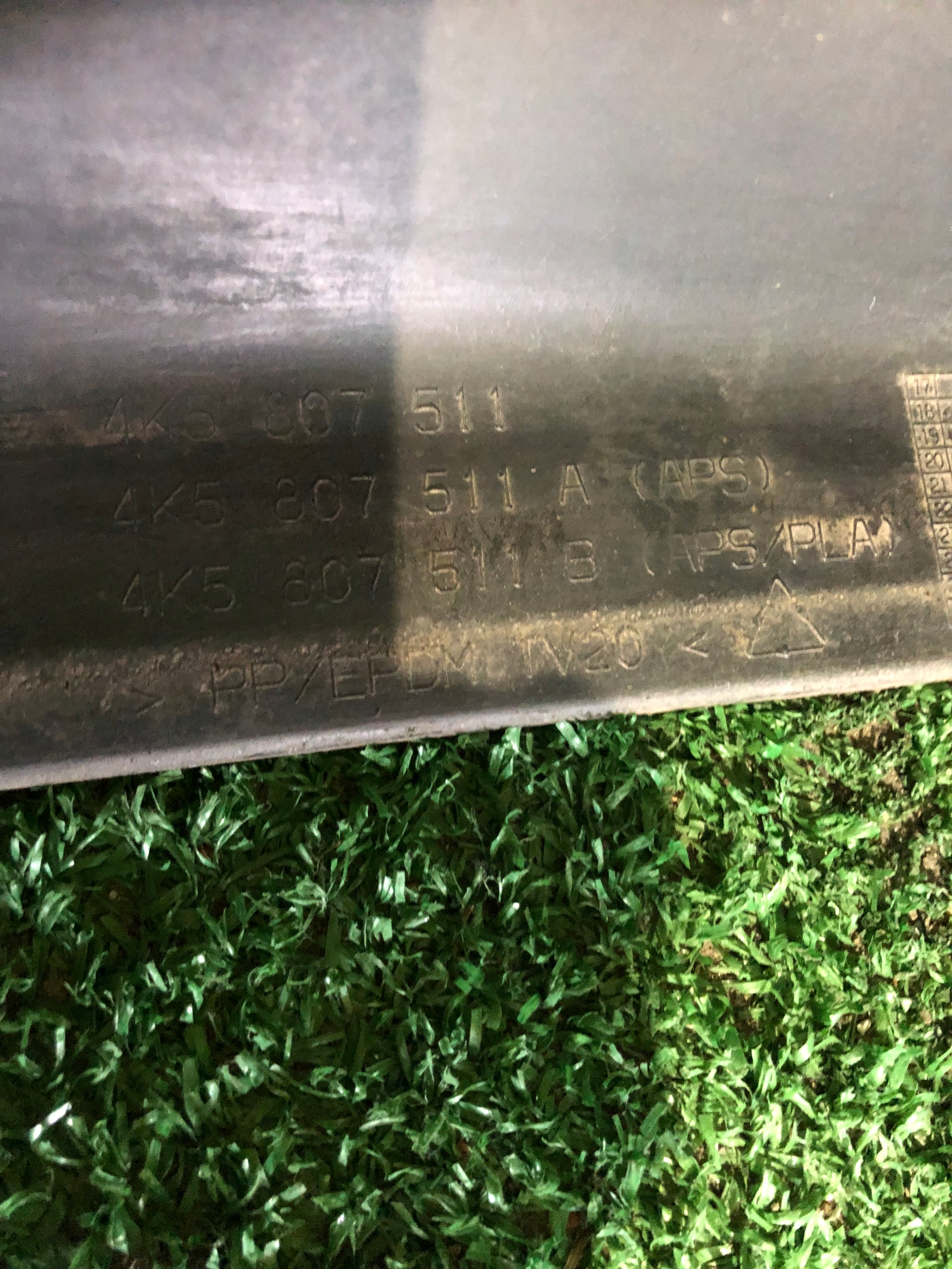 bumper rear AUDI A6 C8 4K5 sedan PDC