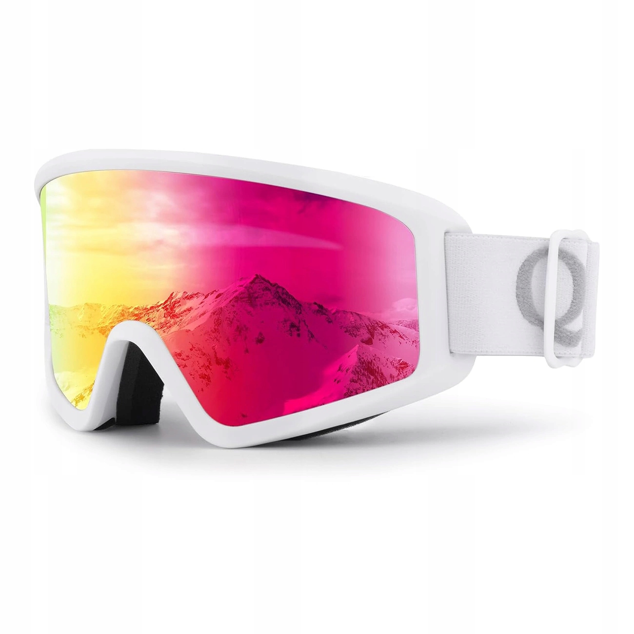 Lyžařské brýle Qunature White pro dospělé – bílé