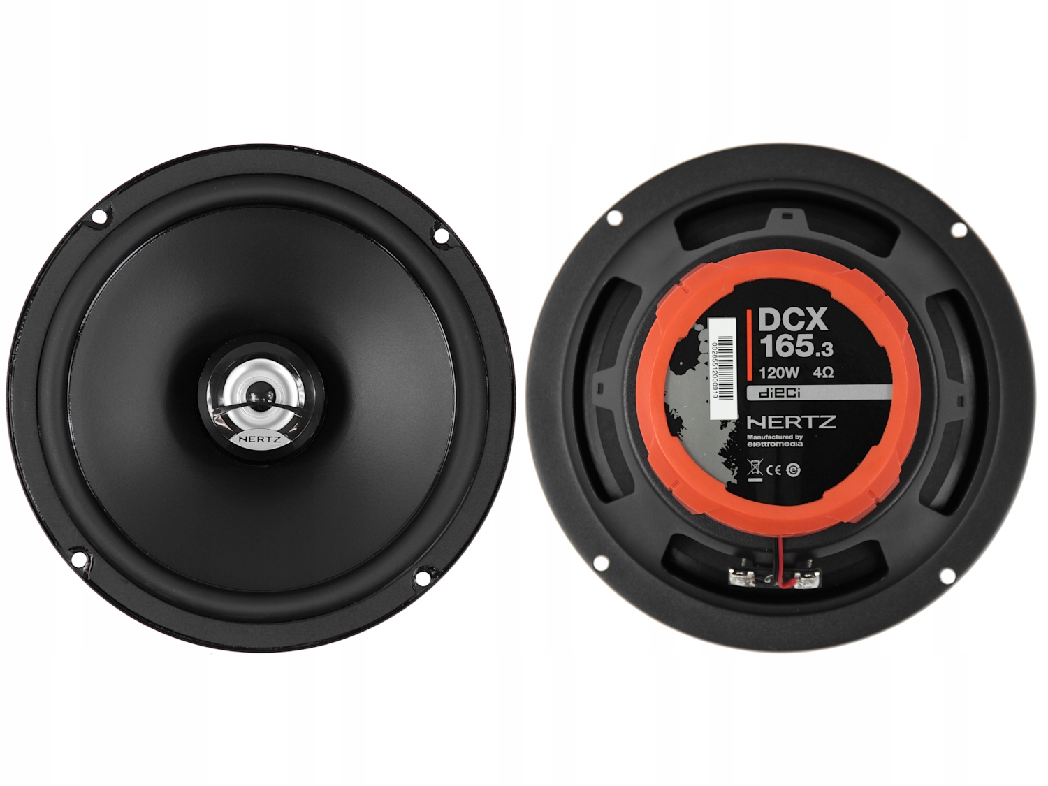 GŁOŚNIKI SAMOCHODOWE HERTZ 165MM DO VW BORA GOLF 4 JETTA VAG PRZÓD + TYŁ Marka Hertz