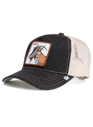 Kšiltovka Goorin Bros The Goat Trucker tmavě džínová