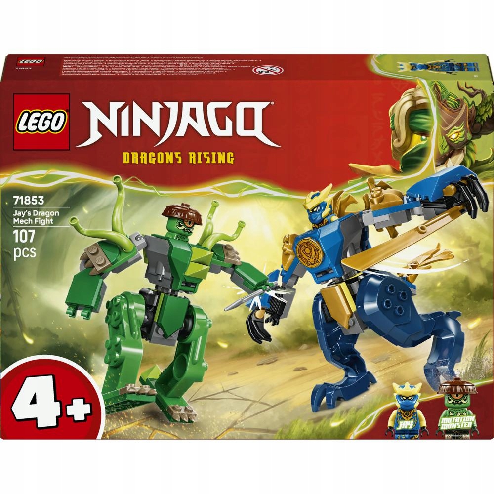 Lego Ninjago Bitwa w smoczym mechu Jaya 71853