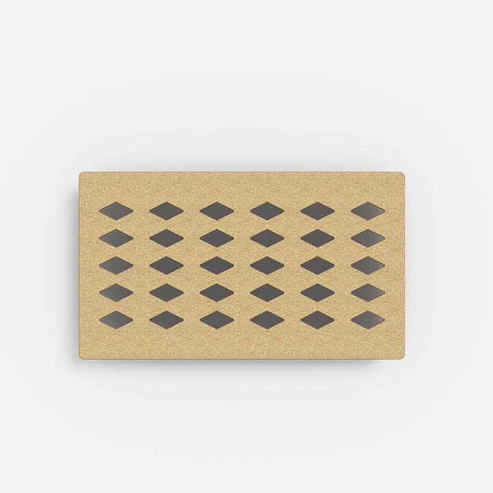 Osłona maskownica grzejnika 68x29cm M13 Surowa Materiał płyta MDF