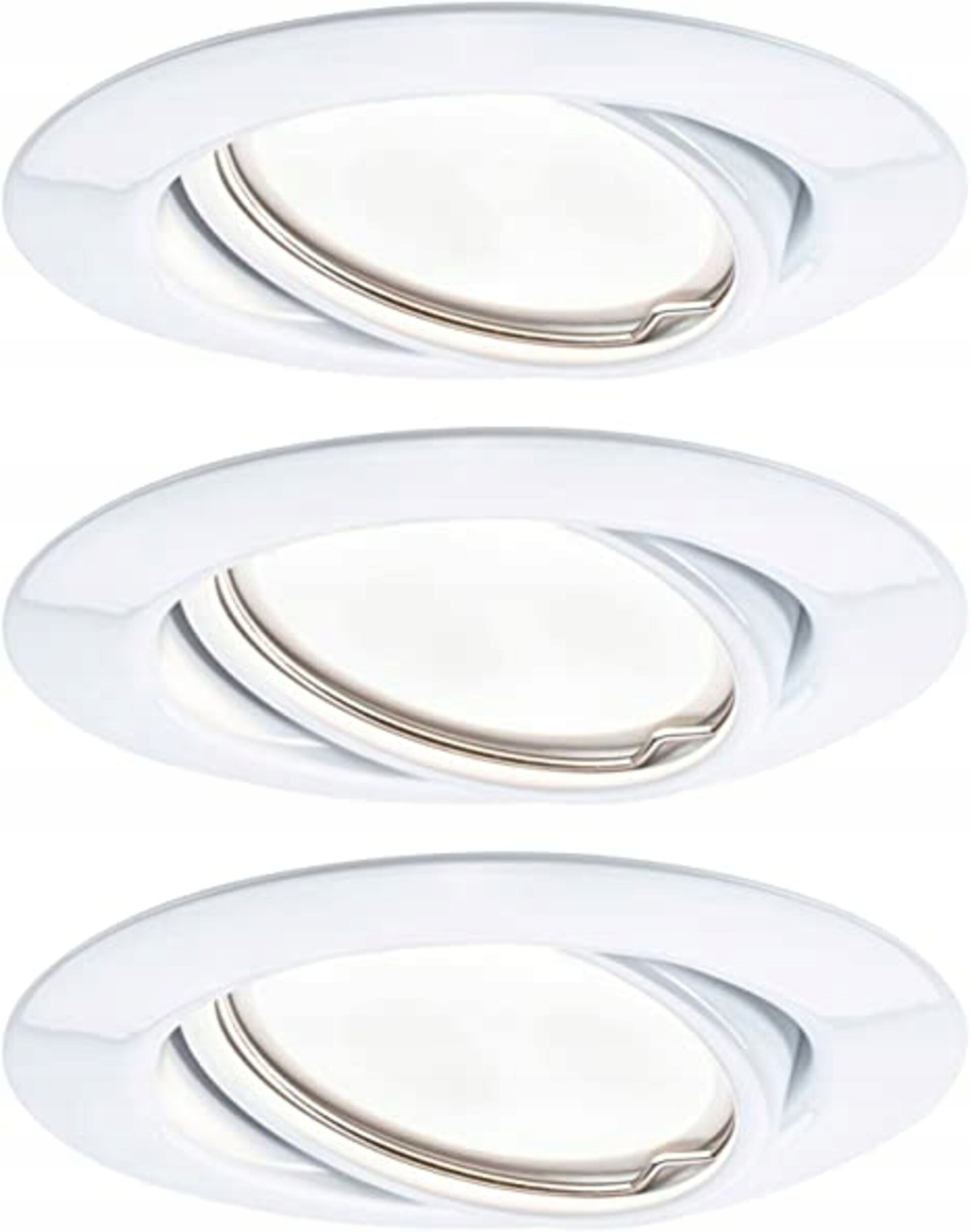 Paulmann Base Led vstavané svietidlo kruhové 3x5W biela mat výklopné