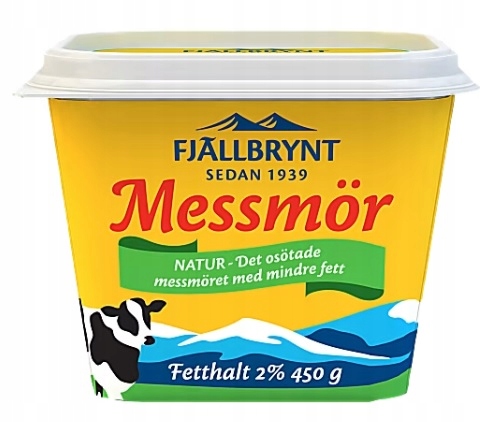 MESSMOR fjallbrynt NATUR masło naturalne 2% 450g SZWEDZKIE | Szczecin ...
