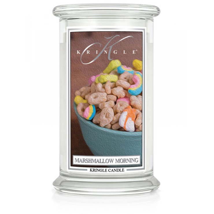 Marshmallow Morning Kringle Candle velká svíčka se dvěma knoty (624g)
