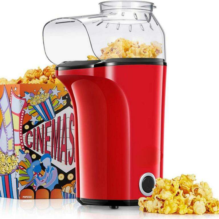 Urządzenie do popcornu BMH-1201A czerwony 1400 W MVPOWER