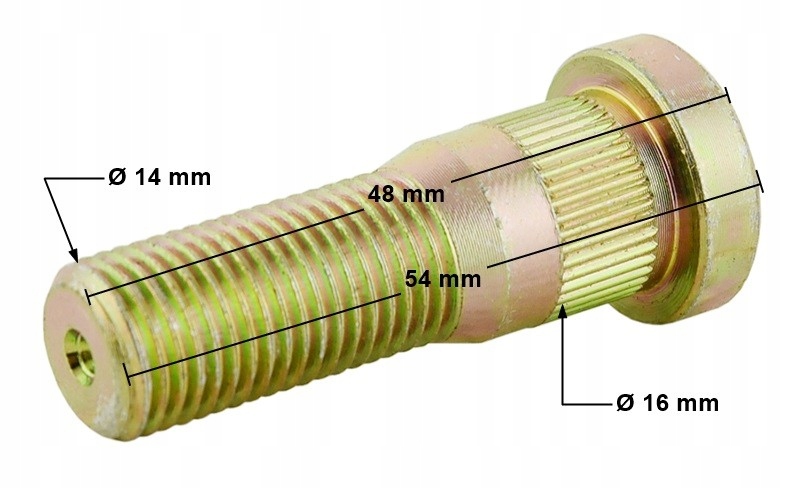 Szpilka tylnego koła Toyota 20-25 Numer katalogowy części WATA0073