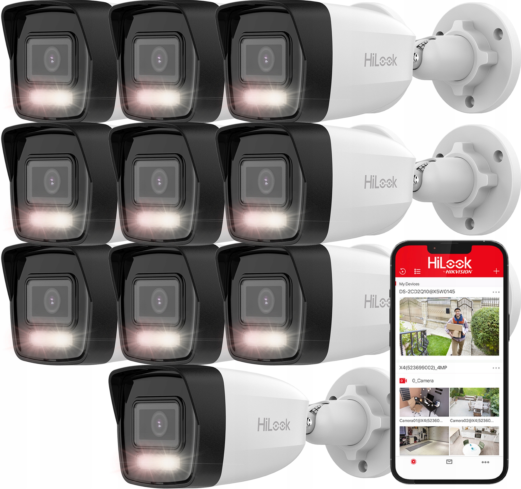 Kamera x10 6MPx 3K+ Vonkajšia IPC-B160HA-LU Hybrid Light Detekcia Hilook