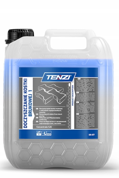 Płyn Tenzi Kostka 1 preparat do czyszczenia kostki brukowej 5L Koncentrat