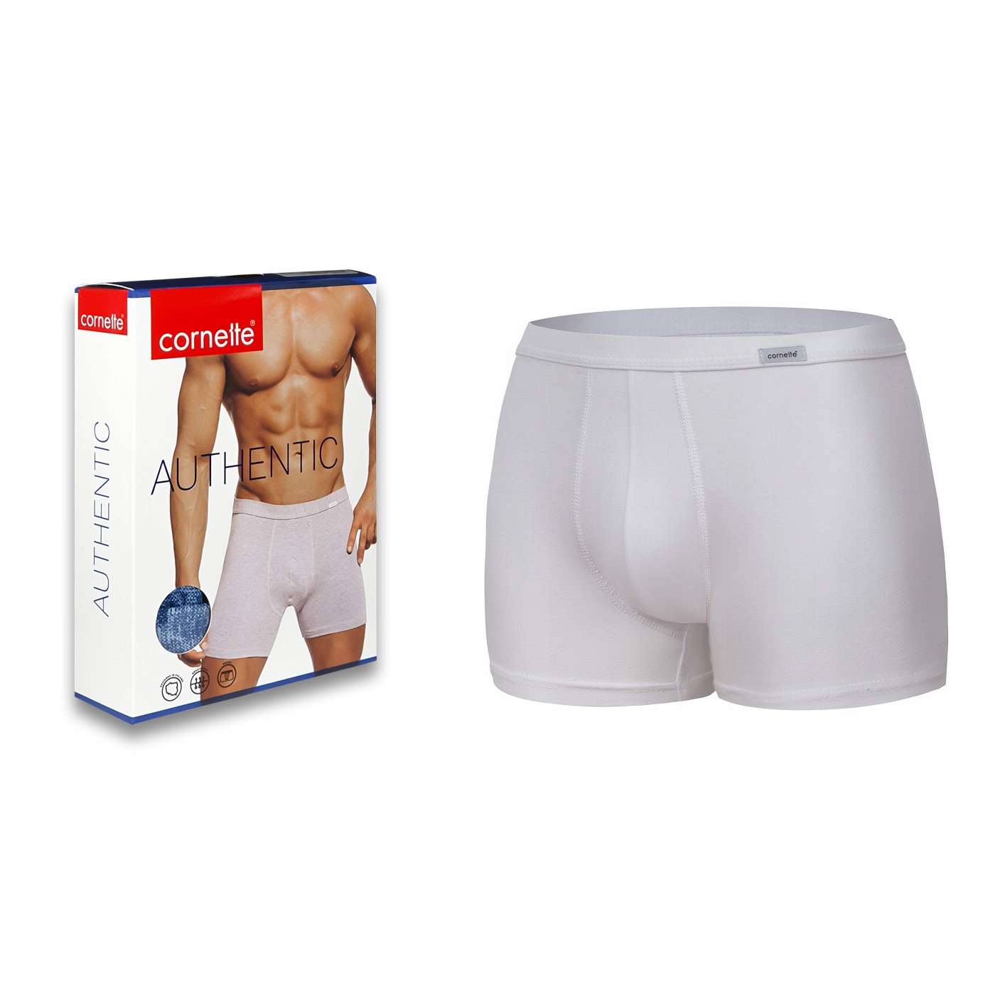 

Bokserki Cornette Authentic Mini biały L