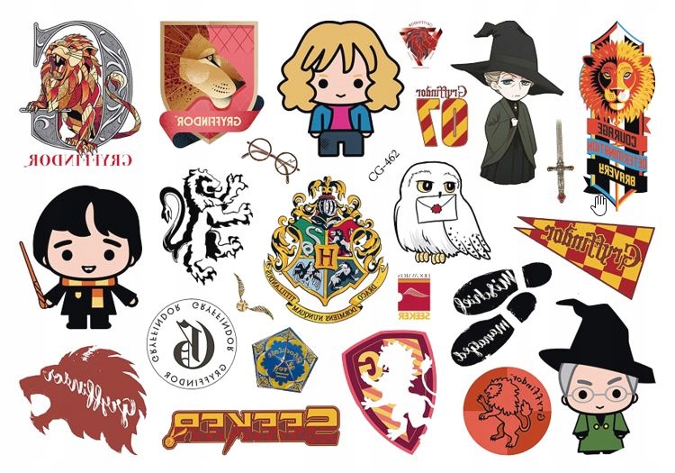 

Tatuaż zmywalny dla dzieci Harry Potter CG462