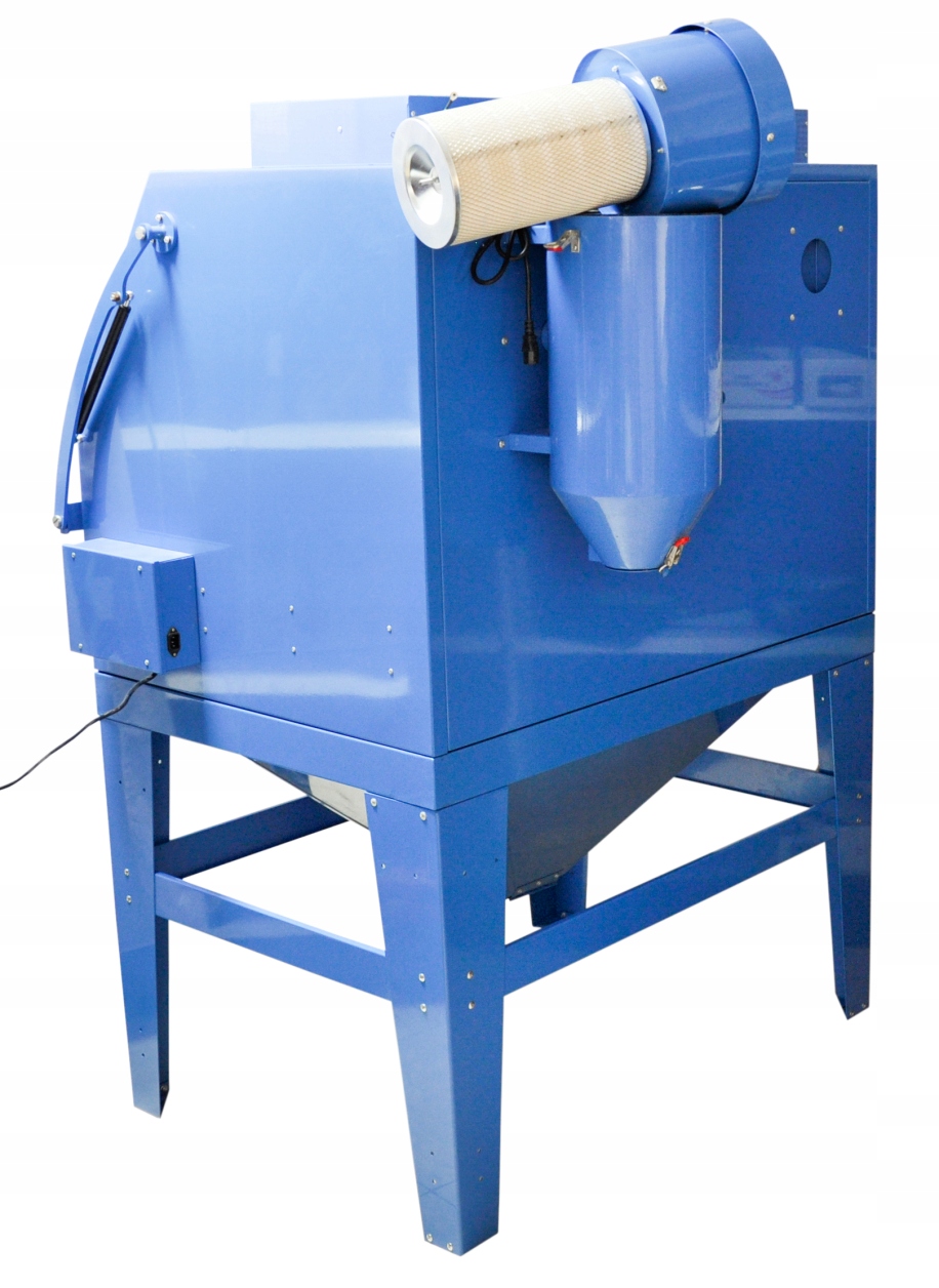 PIASKARKA KABINOWA KABINA 990L PISTOLET + ODKURZACZ + LAMPA + REKAWICE Waga produktu z opakowaniem jednostkowym 190 kg