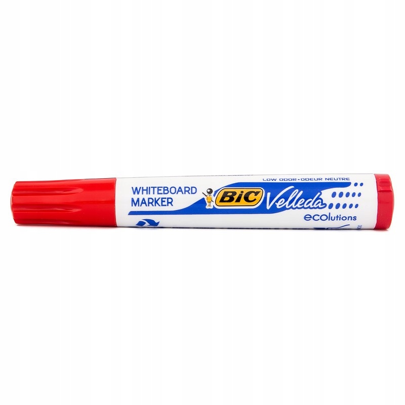 Mazak suchościeralny Bic Velleda ścięty czerwony 3