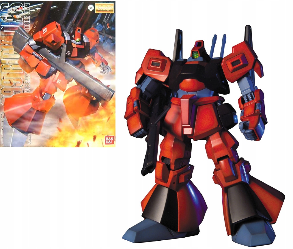 Bandai Model Kit Gundam MG1/100 Rick Dias Quattoro Color (Red)