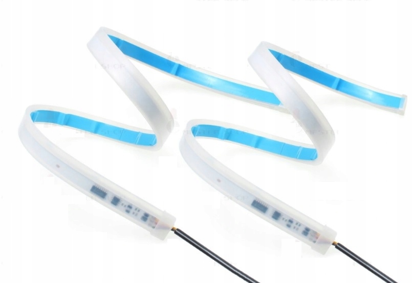 ŚWIATŁA DRL LED PŁYWAJĄCY KIERUNKOWSKAZ ANIMACJA Strona zabudowy przód - lewa