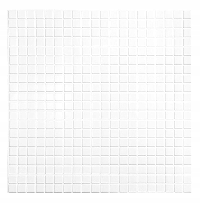 Panele ścienne 3D białe kafelki PCV WHITE MOSAIC Kod producenta White Mosaic