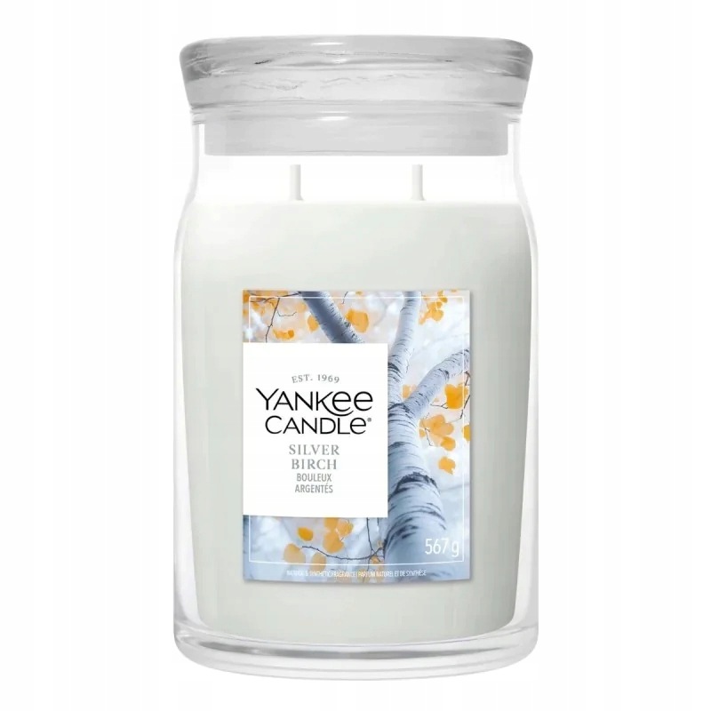 Velká svíčka Signature Silver Birch Yankee Candle