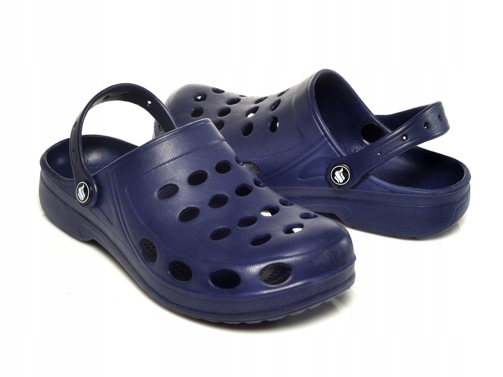 

Klapki Ogrodowe Kroksy Chodaki Basenowe Granatowe