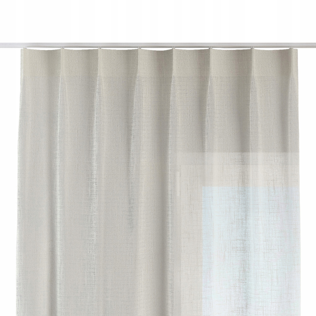 Dekoria Závěs na jednoduchých flex hácích 130 x 245 cm, bílá