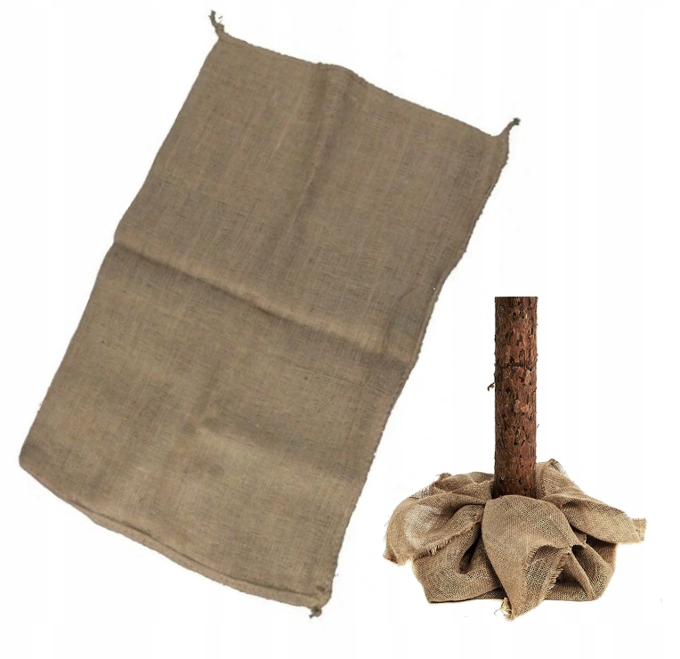 Worek Jutowy Jutowe 50x80 Naturalny Liniany Juta