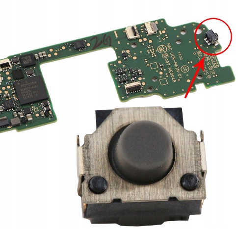 BUMPER JOY-CON NINTENDO SWITCH PRZYCISK R L ON OFF Typ inny